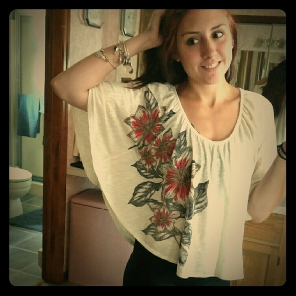 Poncho blouse