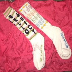 NWOT Juicy Couture Socks 2 Pairs