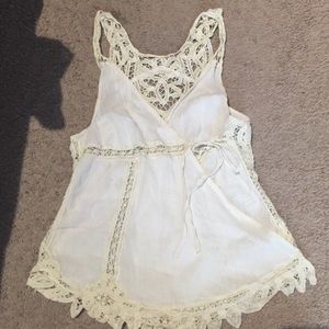 Free People crochet top