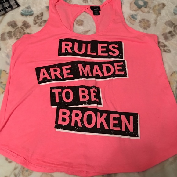 Hot pink tank top