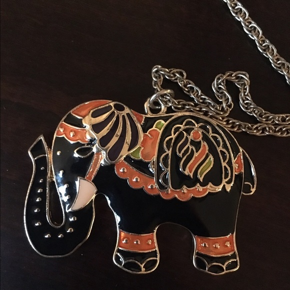 🍀SALE☘️ Colorful Elephant Necklace