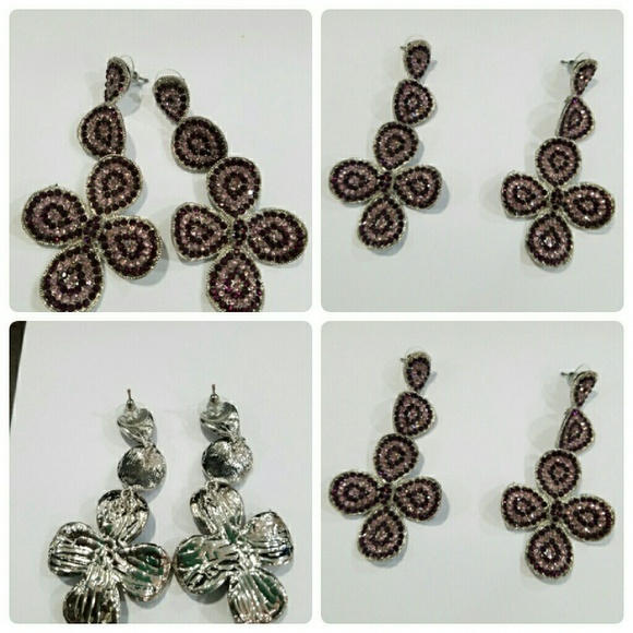 Beautiful sparkling earrings