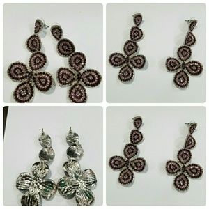 Beautiful sparkling earrings