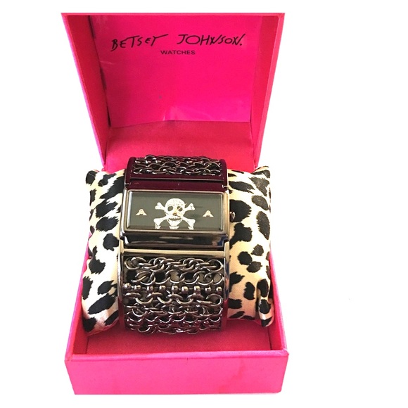 Betsey Johnson Skull watch