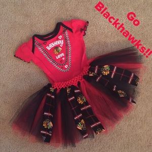 Blackhawks Onesie & Tutu