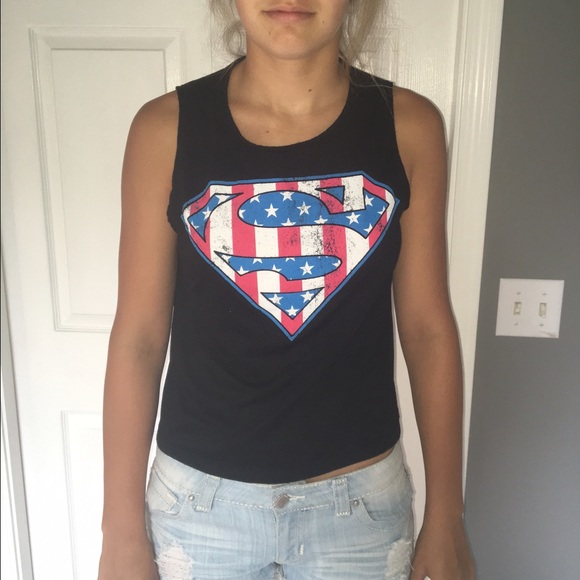 Super Man tank top