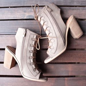 Gorgeous Lace Up Booties