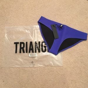 Triangl Swimsuit Bottoms + beach bag