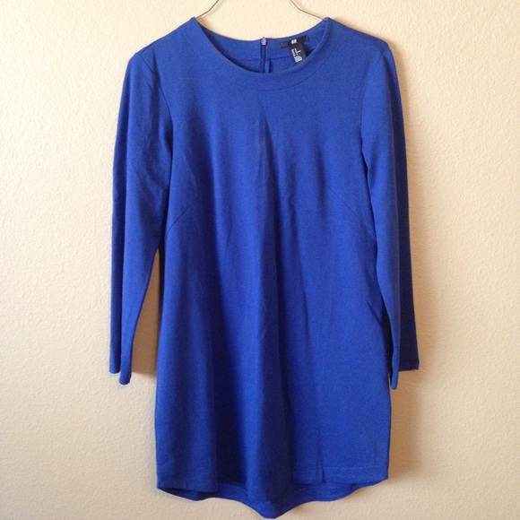 NWOT Blue H&M shift dress