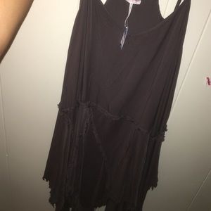 Free people charcoal dress L