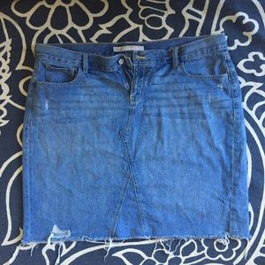 ON denim skirt