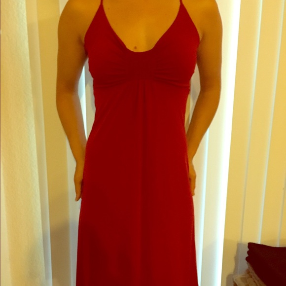 Women's VS red spaghetti strap cocktail dress