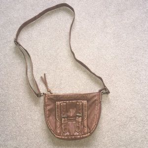 Brown over the shoulder purse