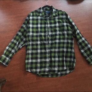 Green Plaid Flannel