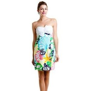 Lilly Pulitzer strapless Chiquita Bonita