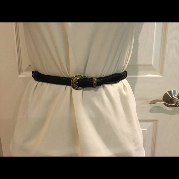 Leather Braided Belt