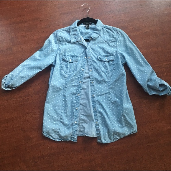 Long sleeve Button down T-shirt with pockets