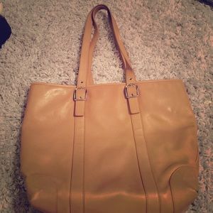 SOLD  Coach Tan Handbag