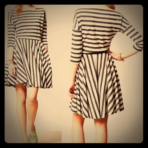 Puella Striped Midday Dress