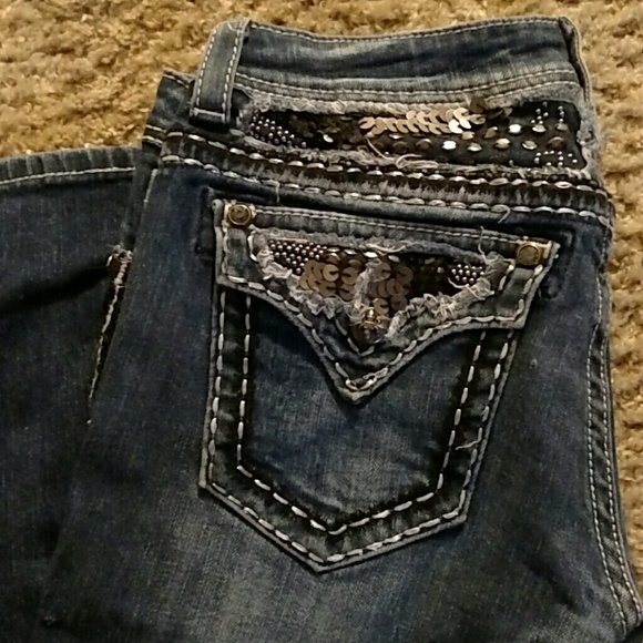 Excellent Condition Miss Me Straig Jeans - size 30