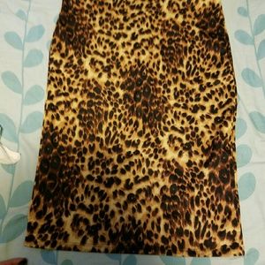 Leapord print Pencil skirt