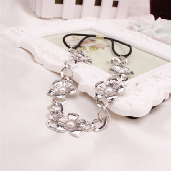 Metal Headbands Romantic Floral Head Wrap