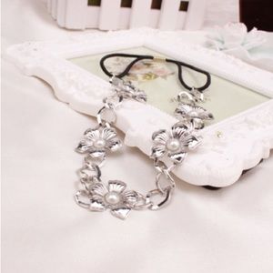 Metal Headbands Romantic Floral Head Wrap