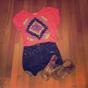 Aztec Crop Top