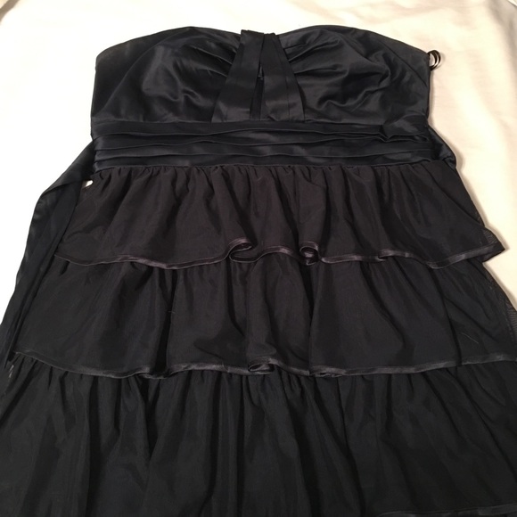 TORRID Navy strapless dress