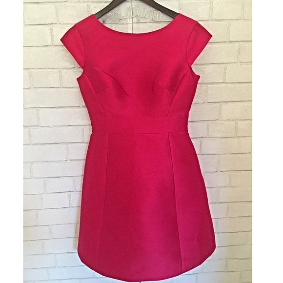 Kate Spade Open Back Silk Dress Pink Sz 6 - Picture 2 of 3