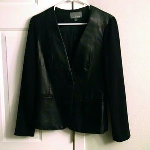 Tinley Road Vegan Leather Blazer