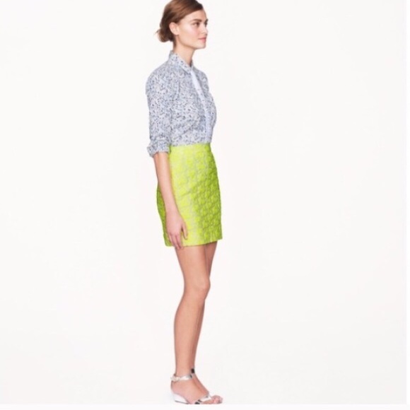 NWOT J.Crew Postage Stamp Skirt - Picture 1 of 2