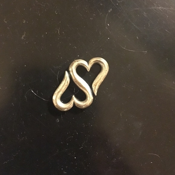 James Avery double heart charm