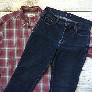 NYDJ • bootcut classic cotton blue jeans 700LG