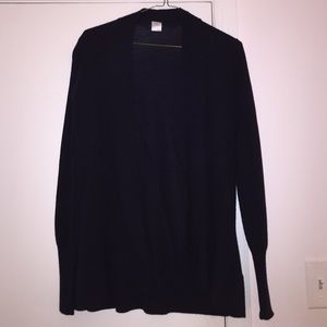 Jcrew Wool Navy Cardigan
