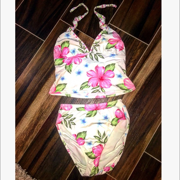 Venus Bathing Suit Size 10 - High Waist NEW Floral
