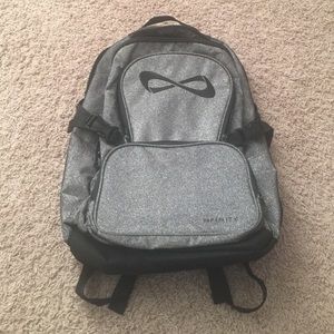 Black Nfinity sign sparkle backpack