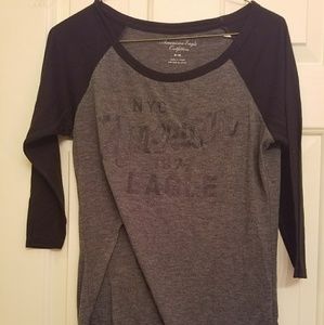 American eagle baseball tee