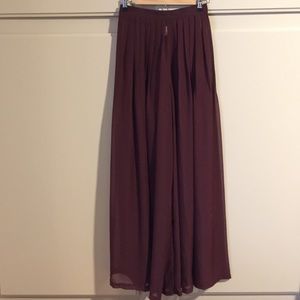 High-waisted chiffon American Apparel pants