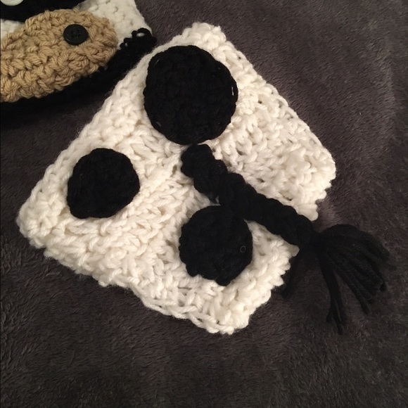 Cow crochet outfit for photos - Picture 2 of 3