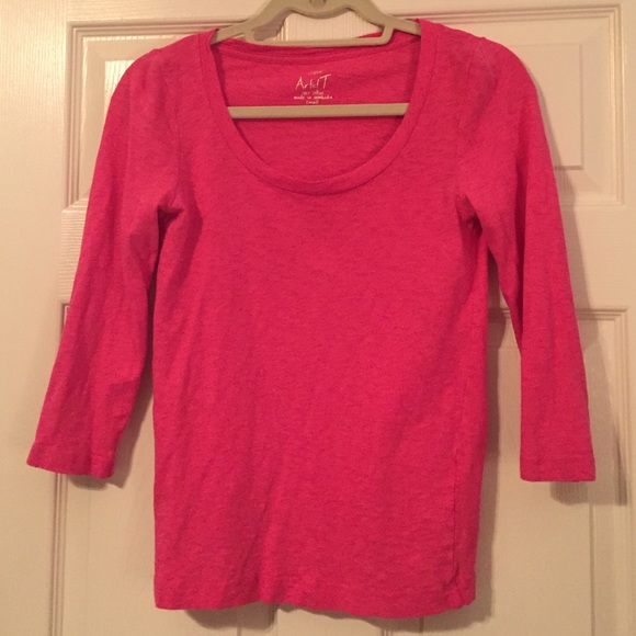 Hot pink JCrew shirt