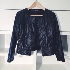 Japanese Faux Leather Biker Jacket