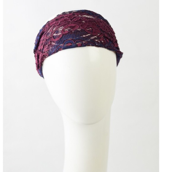 ❕1 LEFT❕Boho Two Tone Wide Lace Headband - Picture 4 of 4