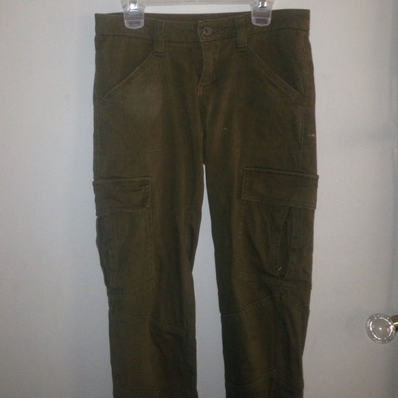 Olive Green Cargo Pants