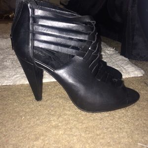 Black high heels