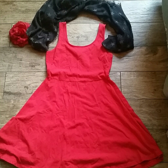 Red Forever 21 dress