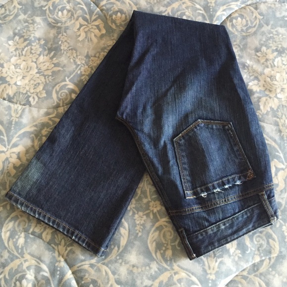 NWOT LOFT sz 29/8 Curvy Boot distressed jeans