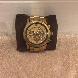 Michael Kors antiqued gold limited edition watch