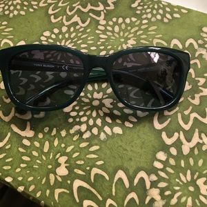 Olive green Tory birch sunglasses ray ban style