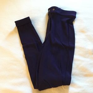 American Apparel dark purple riding pants